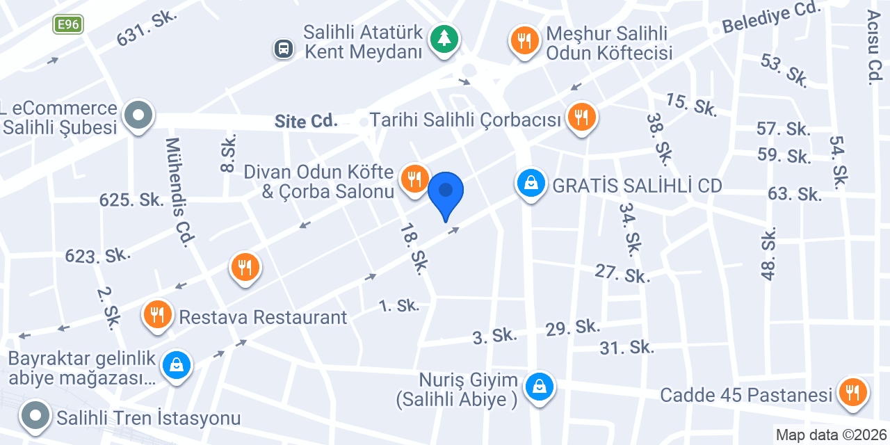 Manisa Salihli Tercüme konumu