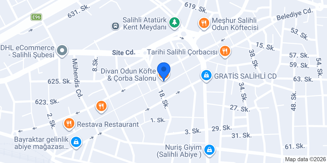 Divan Odun Köfte & Çorba Salonu konumu