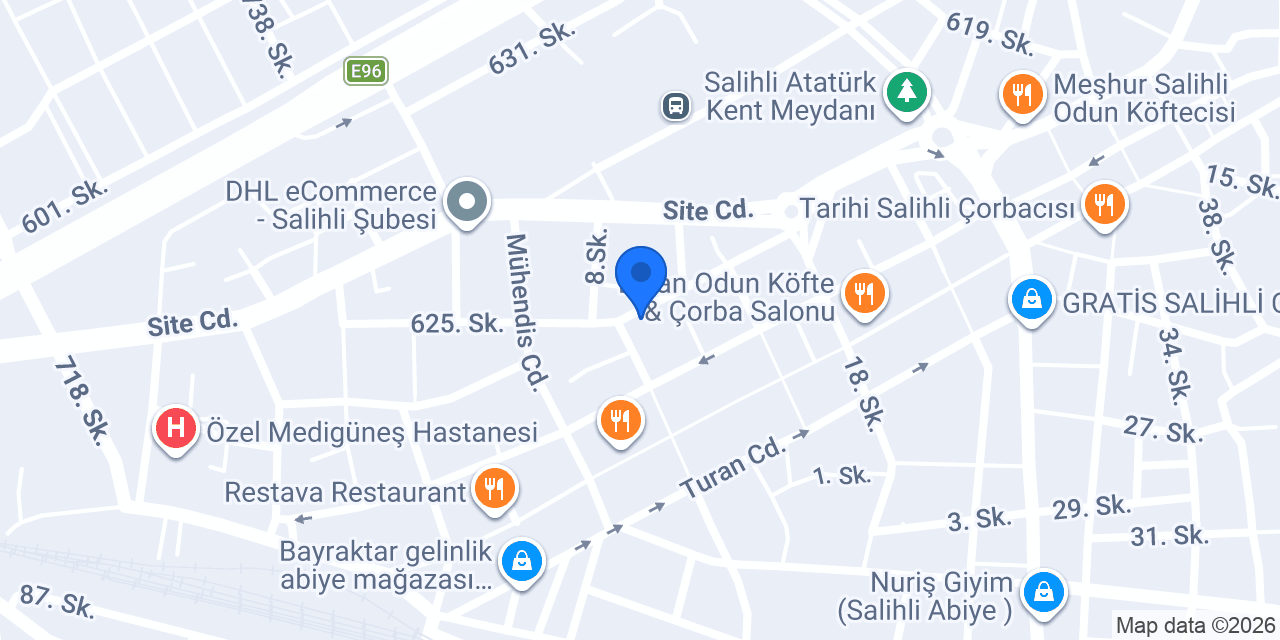 Umut et lokantasi konumu