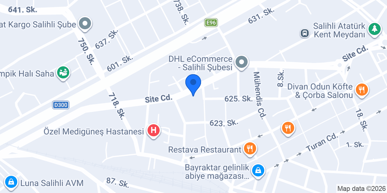 Yurtiçi Kargo Sardes konumu