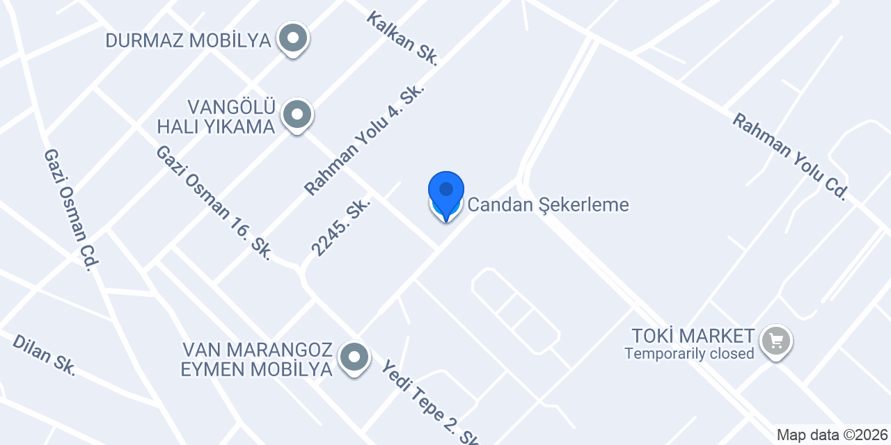 Candan Şekerleme konumu