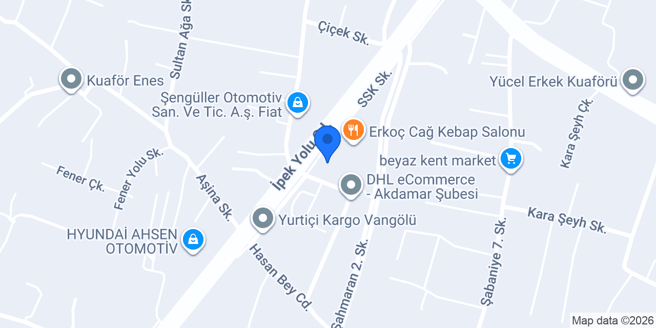 İpekyolu Oto Yıkama konumu