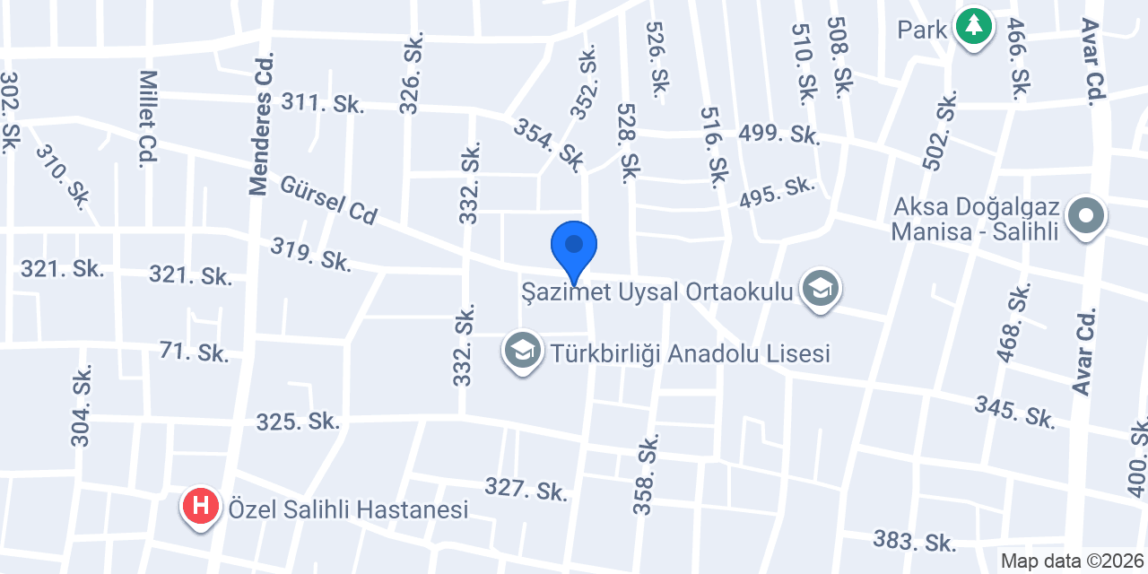 TERZİ AHMET BİLBAY konumu