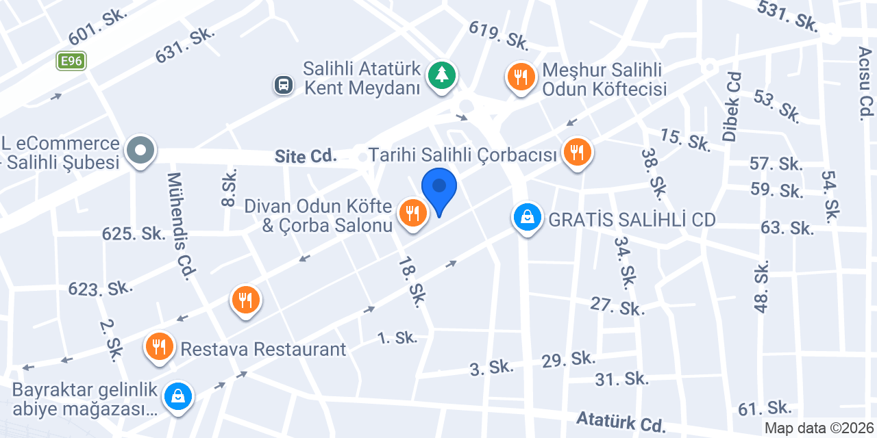 Şeref Çavdar Muhasebe Bürosu konumu