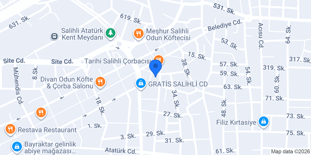 Diş hekimi Şükran Bektaş konumu