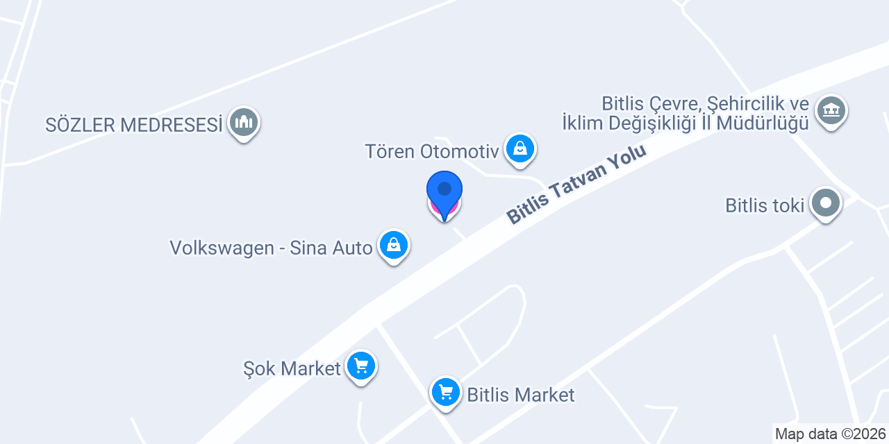 Bitlis Grand Yeşilırmak Otel konumu