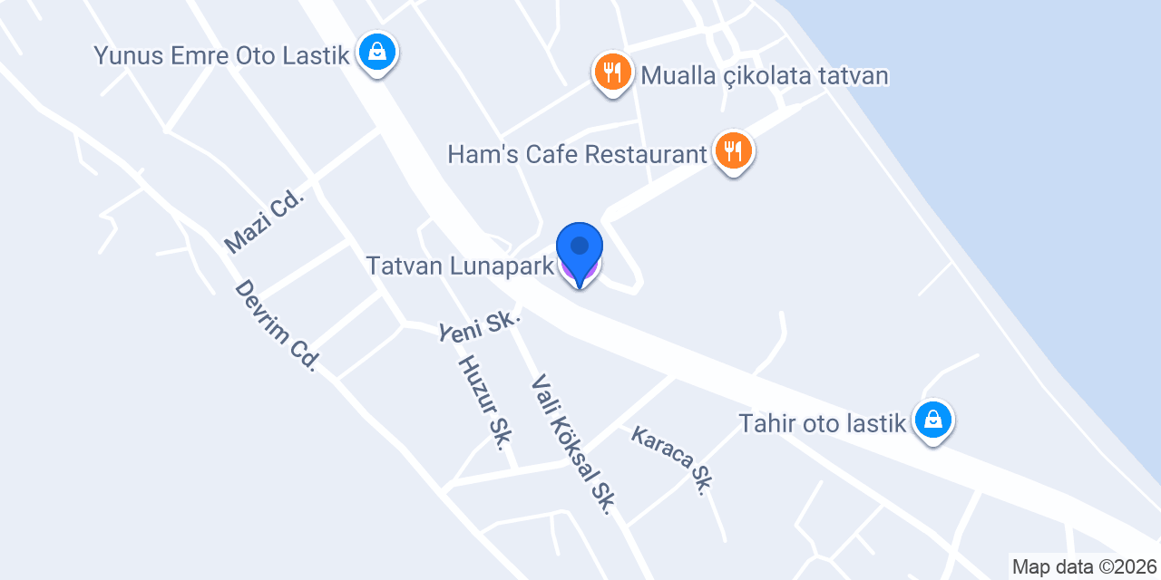 Tatvan Lunapark konumu