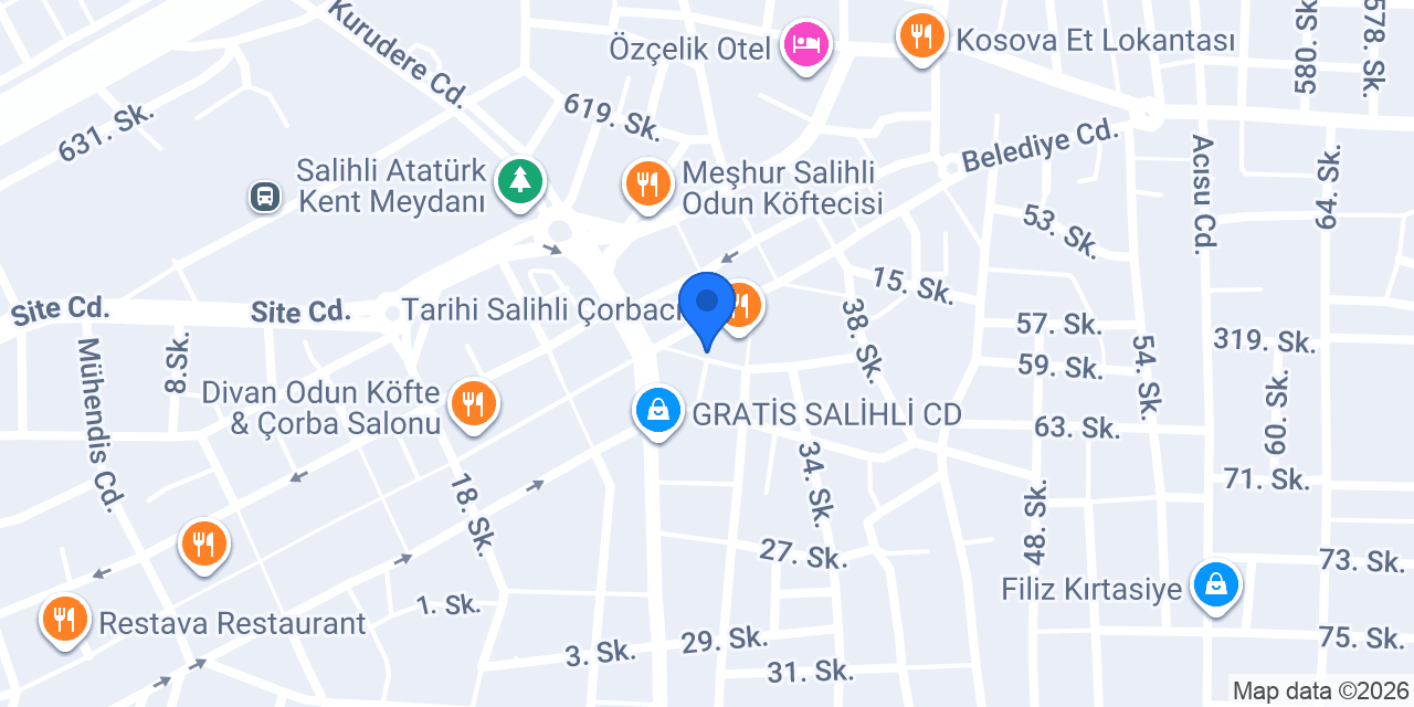Yüksel Veteriner Kliniği konumu
