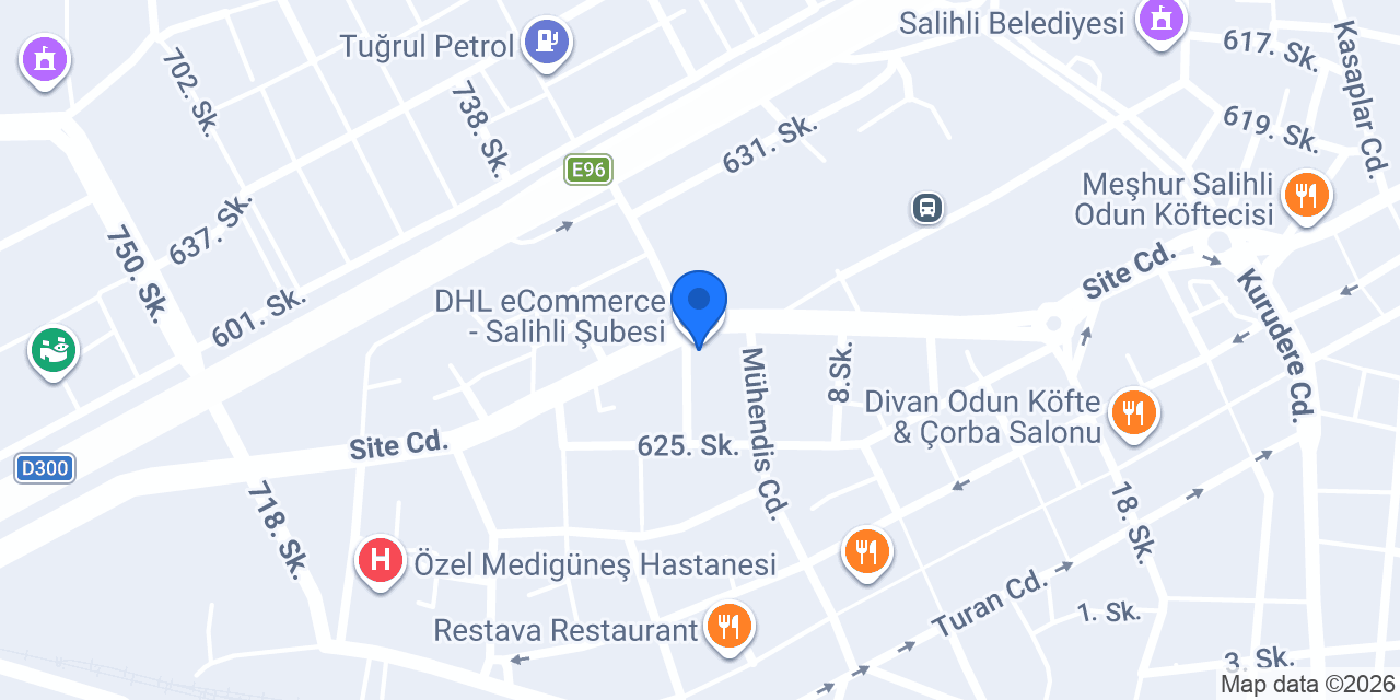DHL eCommerce - Salihli Şubesi konumu