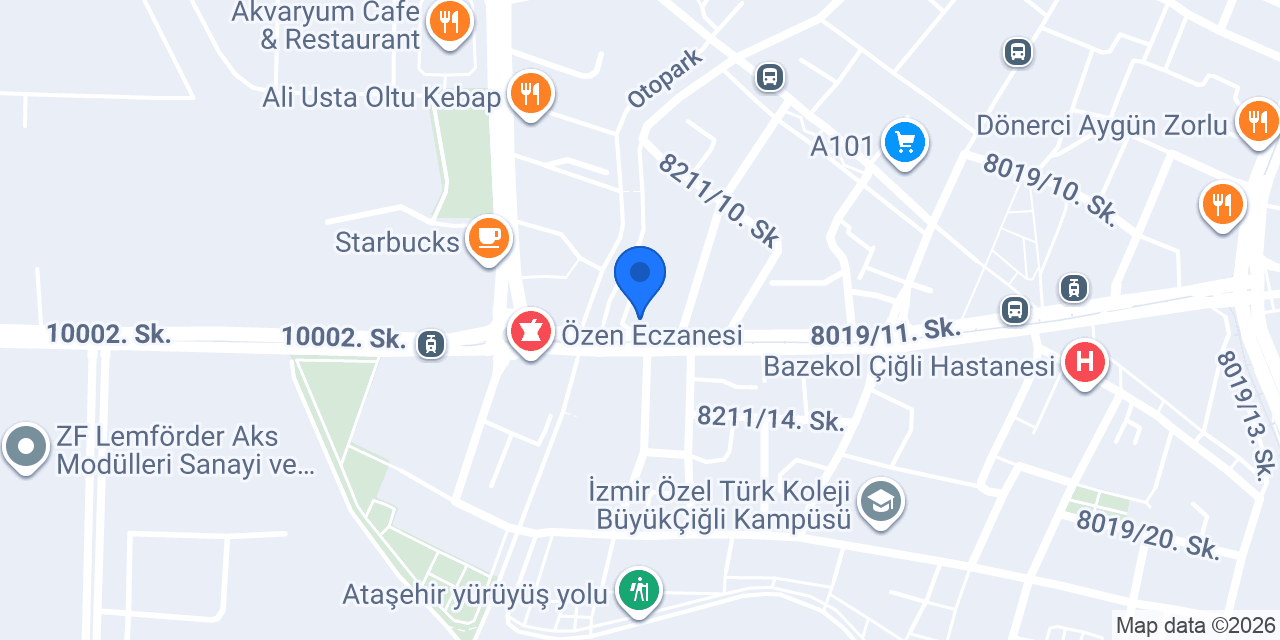 Izak konumu