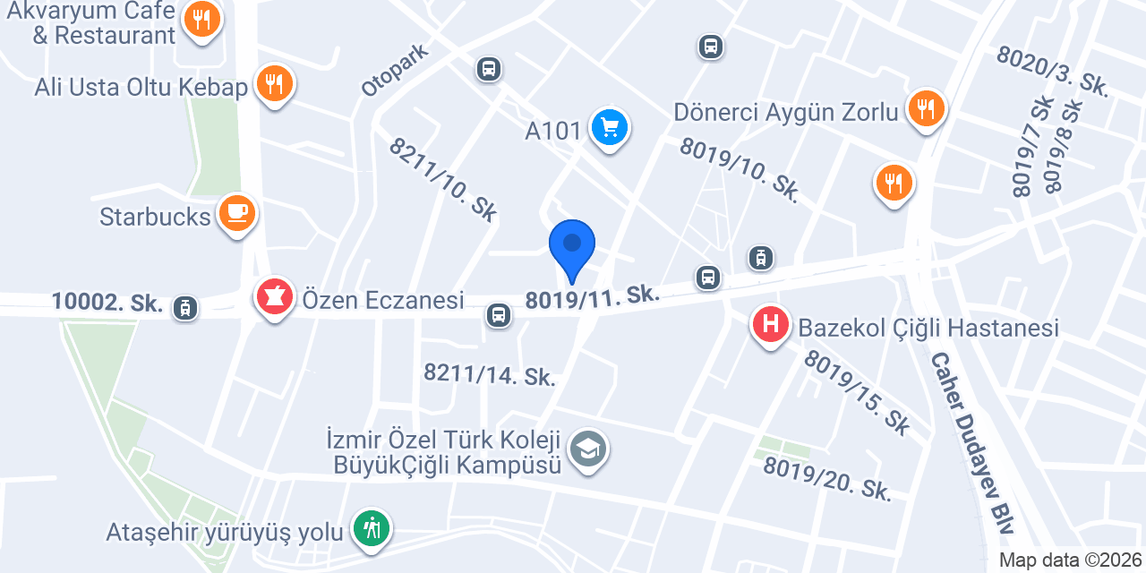 GB Hair Studio Ataşehir konumu
