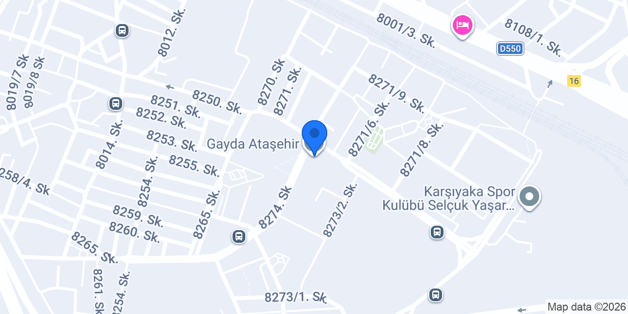 Gayda Ataşehir konumu