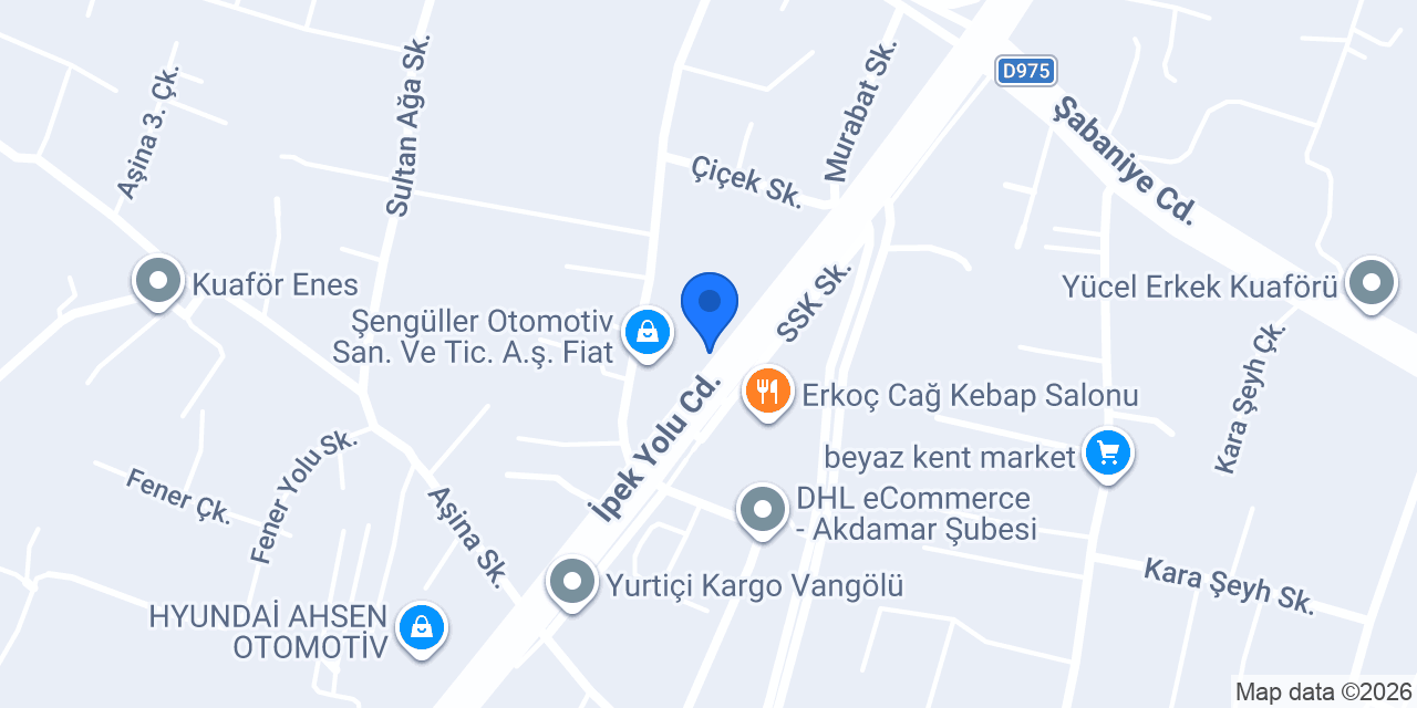 SIXT Araç Kiralama konumu