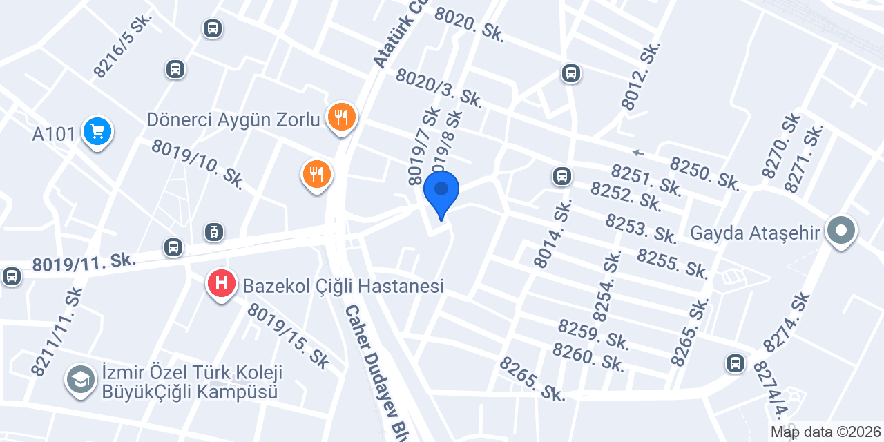 Çiğli EGE Eczanesi konumu
