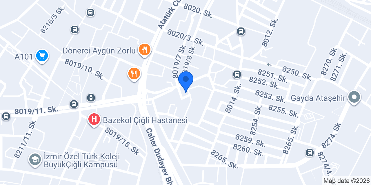 Eczane Atıl konumu