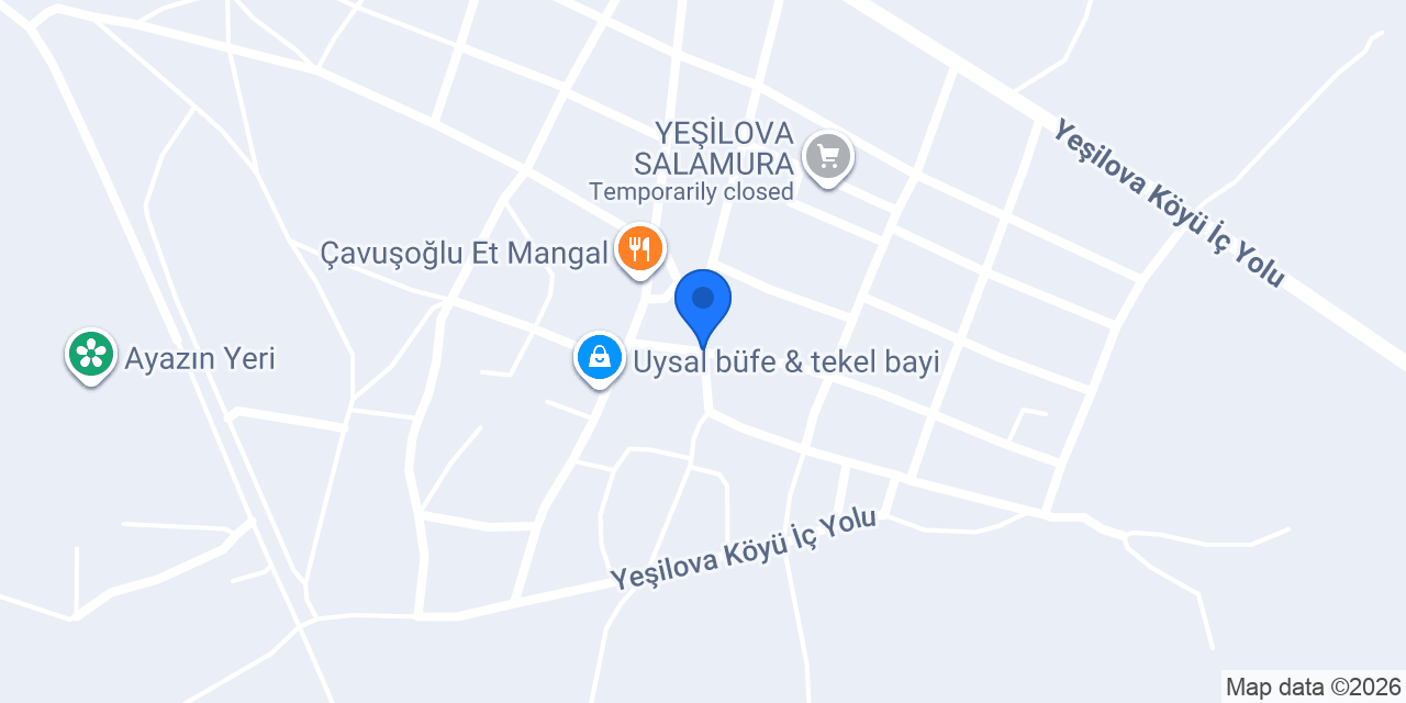Yeşilova Sağlık Ocağı konumu
