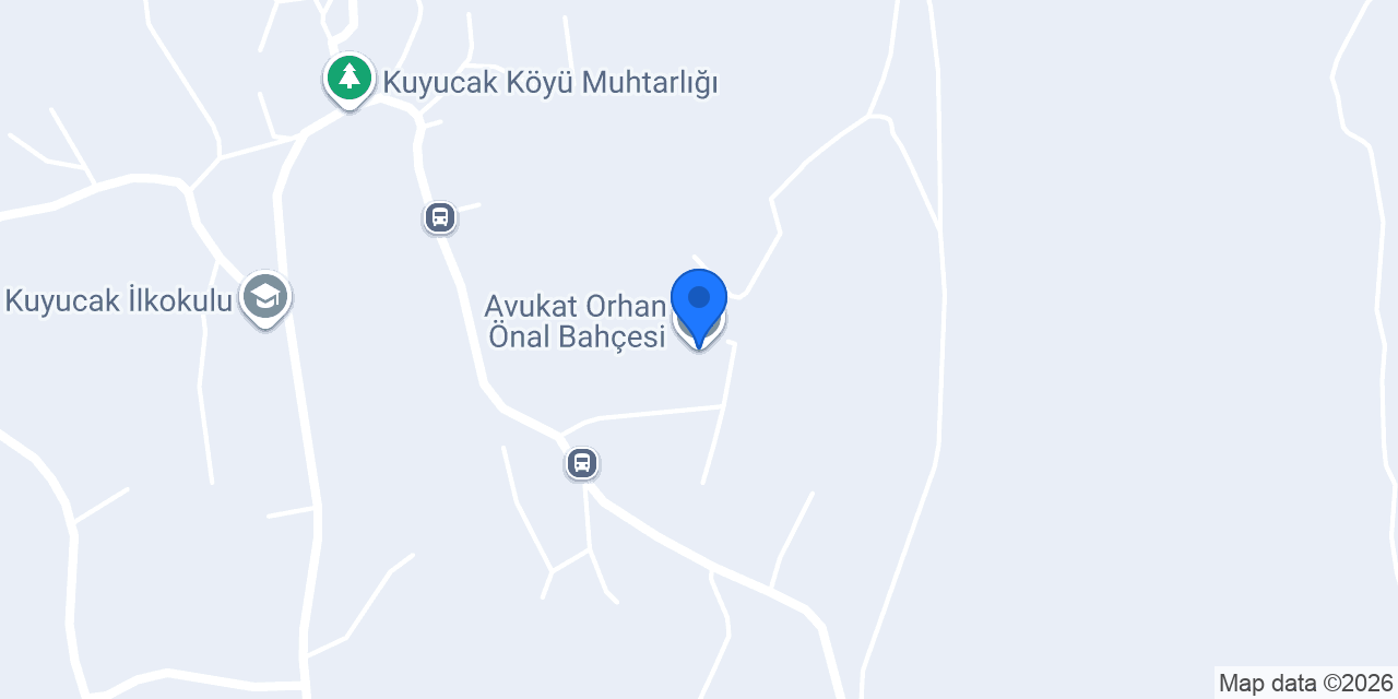 Avukat Orhan Önal Bahçesi konumu