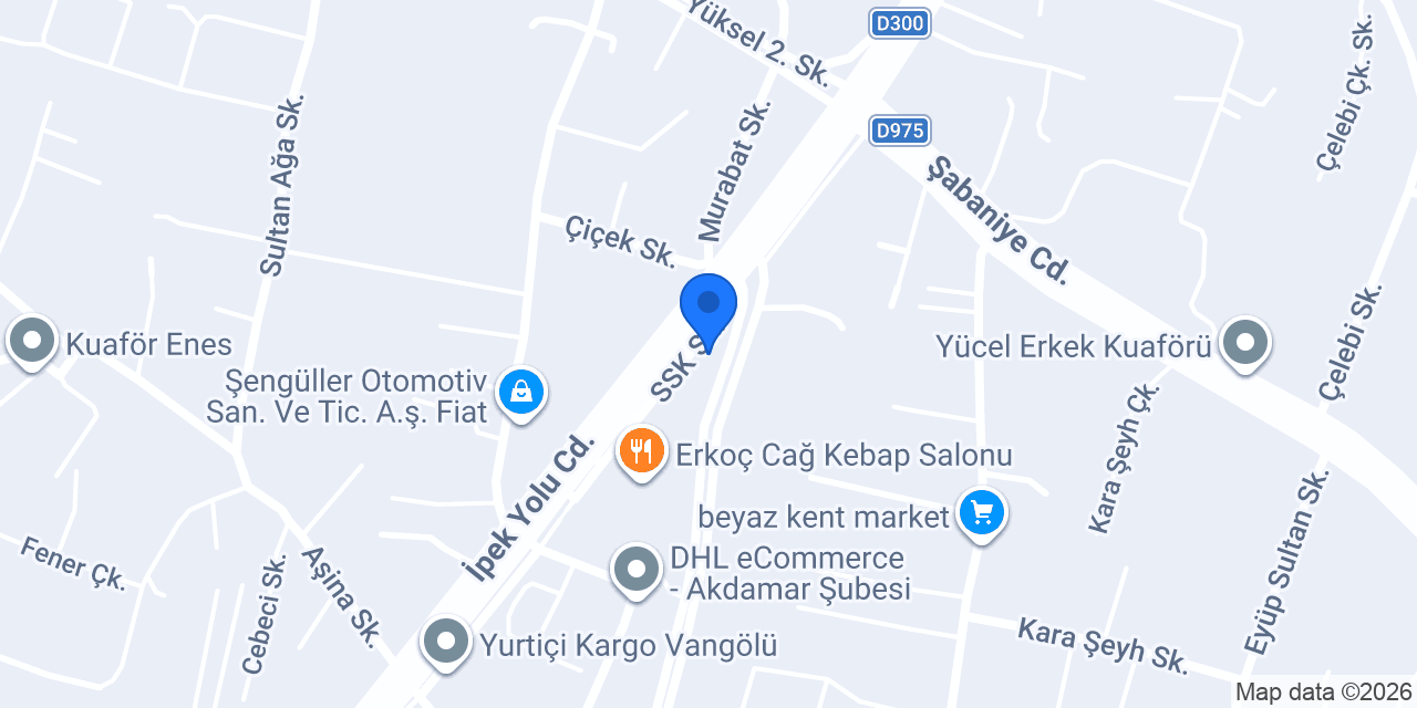 Huzur Auto konumu