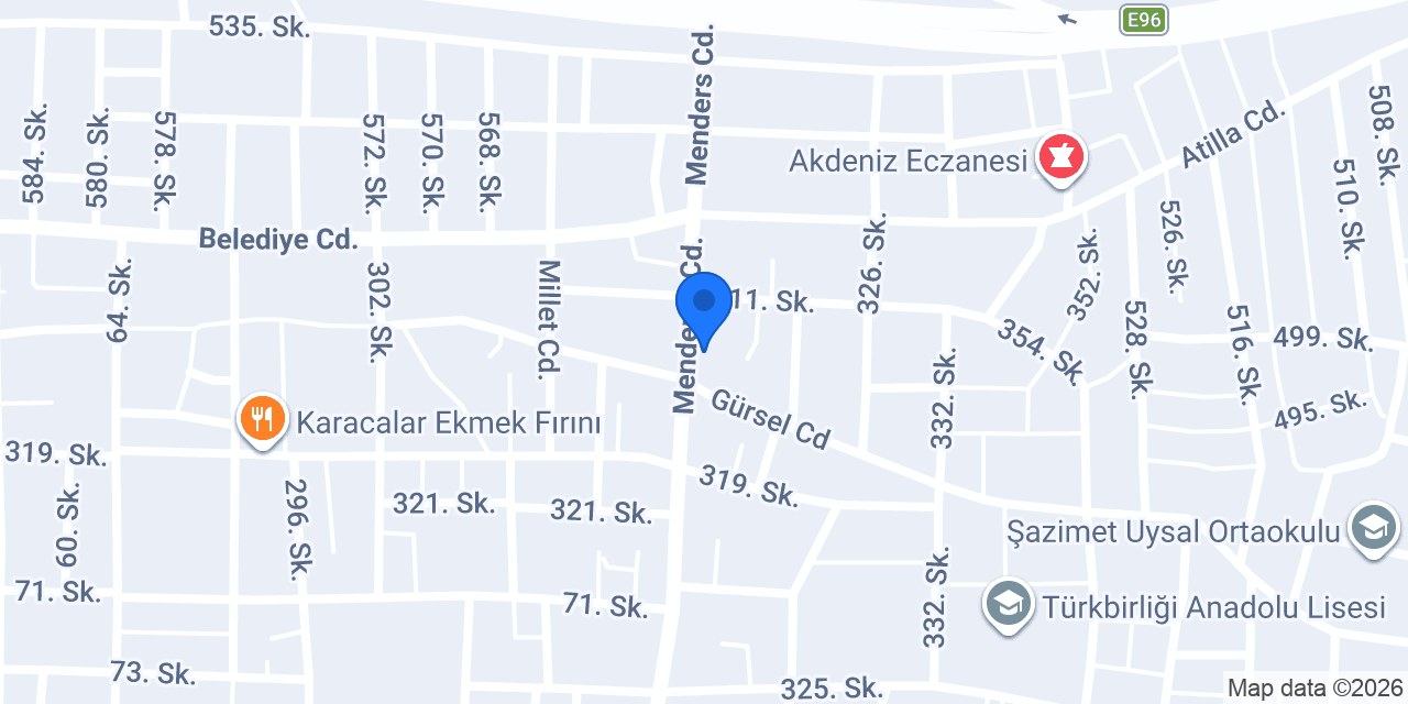 Gergi Tavan Efes konumu
