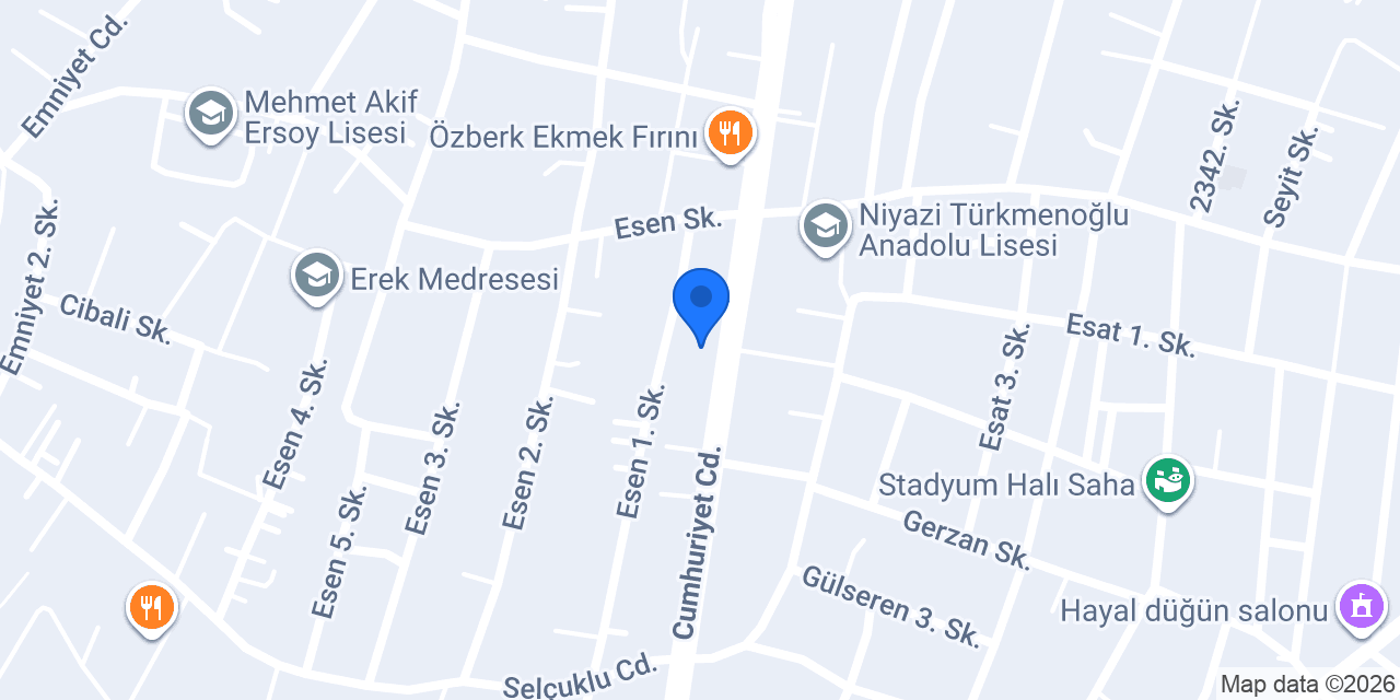 ÖZ DÖNMEZ DEMİR İNŞAAT.TİC.SAN.LTD.STİ konumu