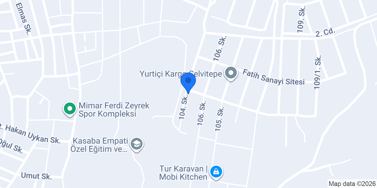 MLT ALÜMİNYUM PROFİL konumu