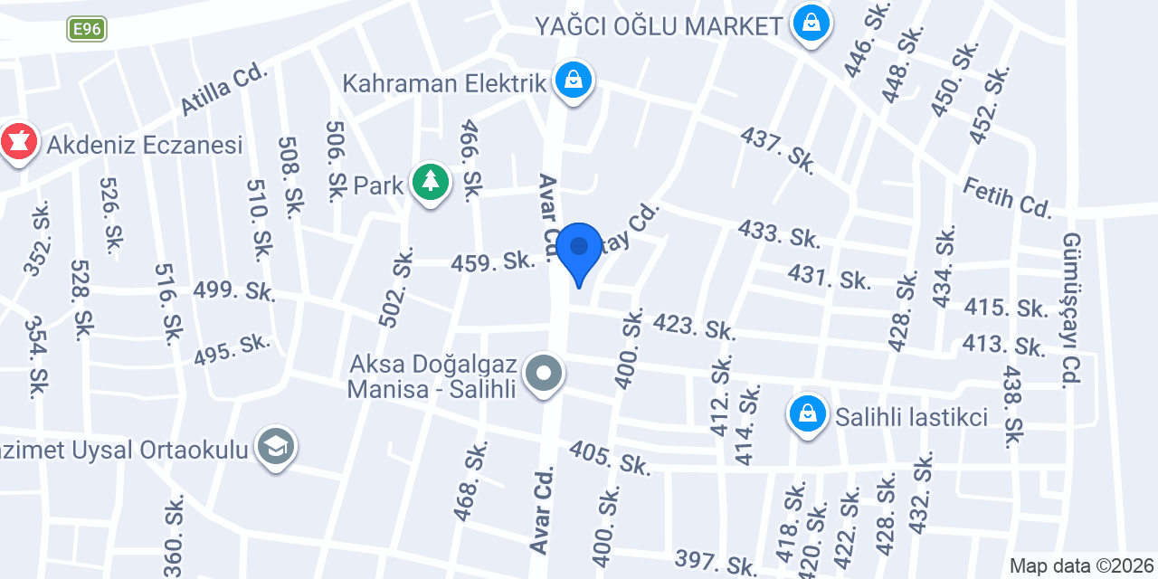 YEŞİL TUR SALİHLİ konumu