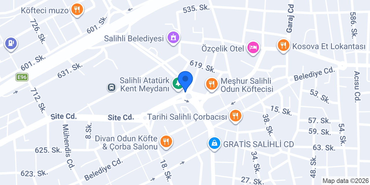 Gece boyozcusu Salihli konumu