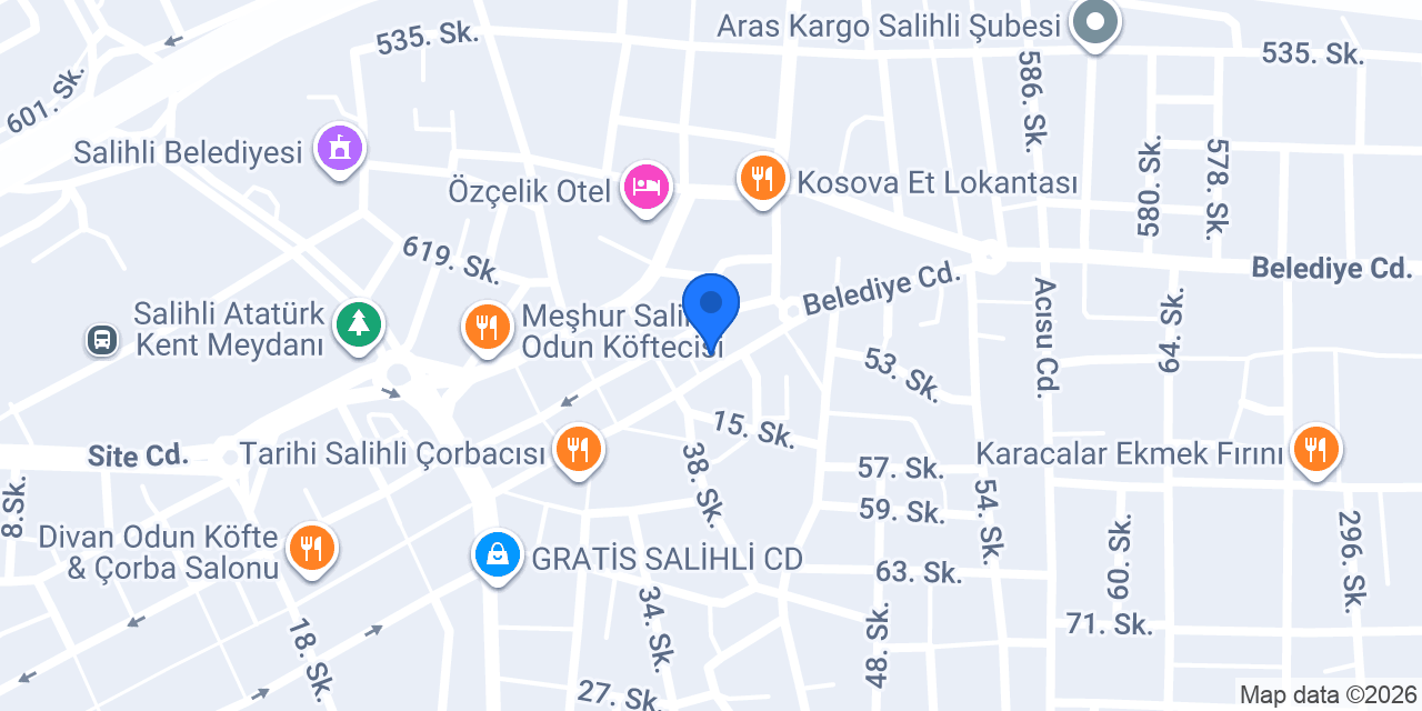 Atar Eczanesi konumu
