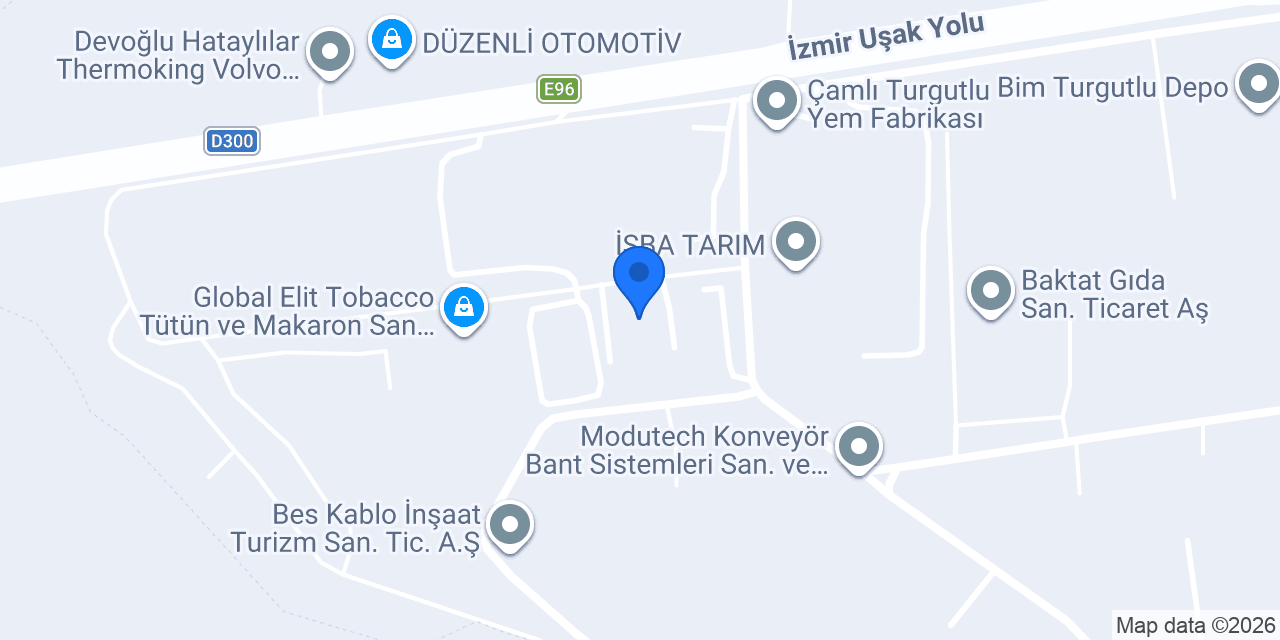 Türker Ambalaj konumu