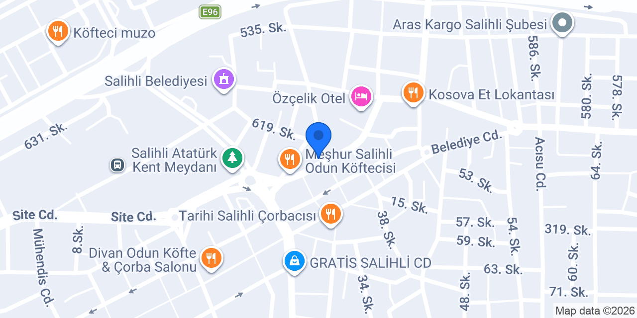 Cemal Usta salihli Odun Köfte konumu
