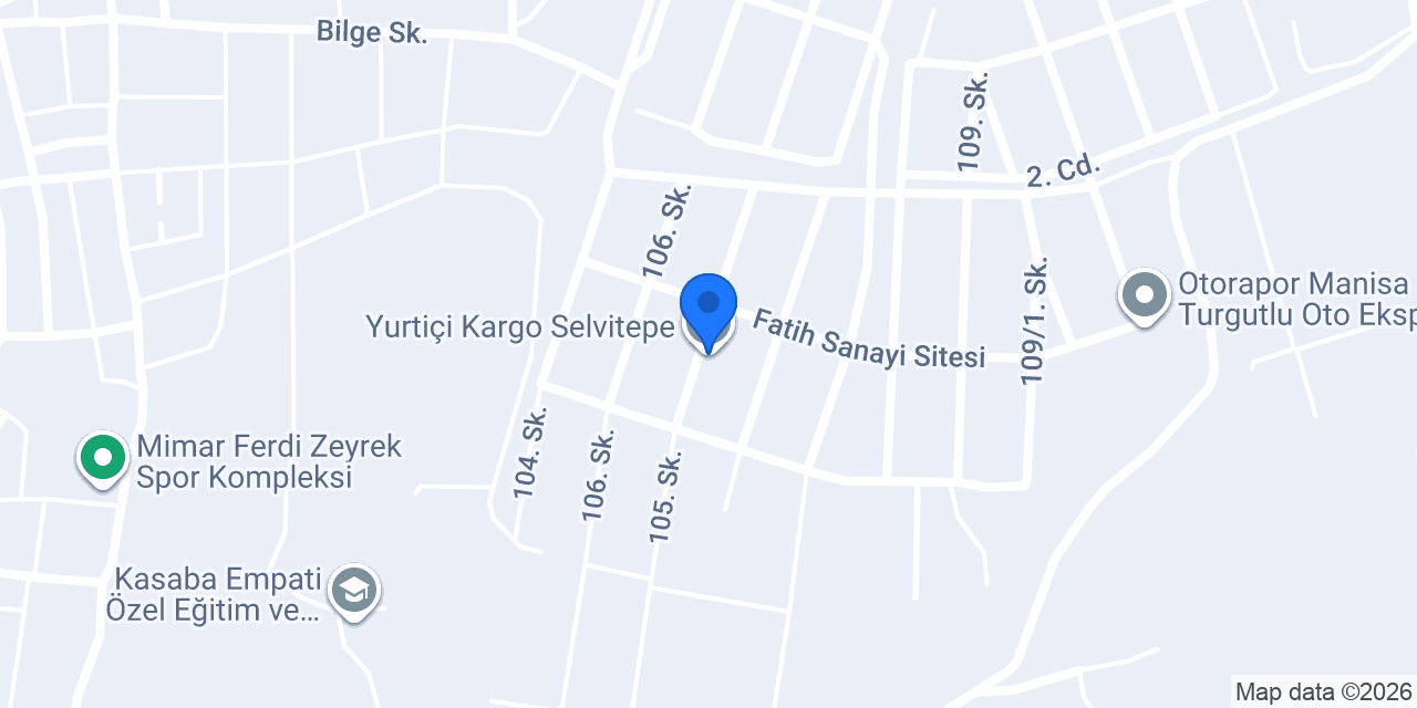 Yurtiçi Kargo Selvitepe konumu