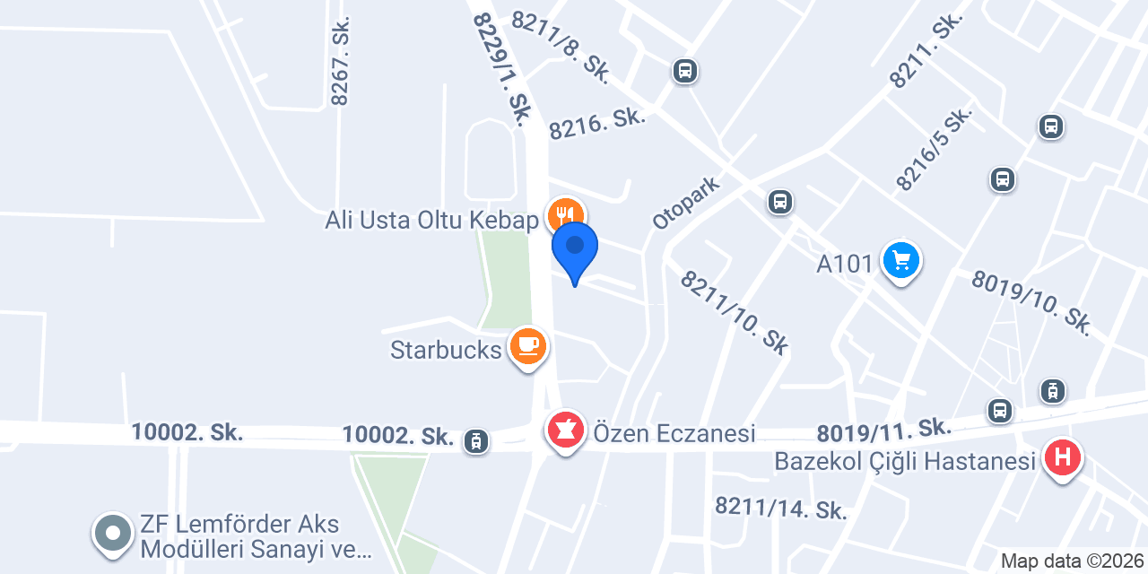 Çiğli VetS Veteriner Kliniği konumu