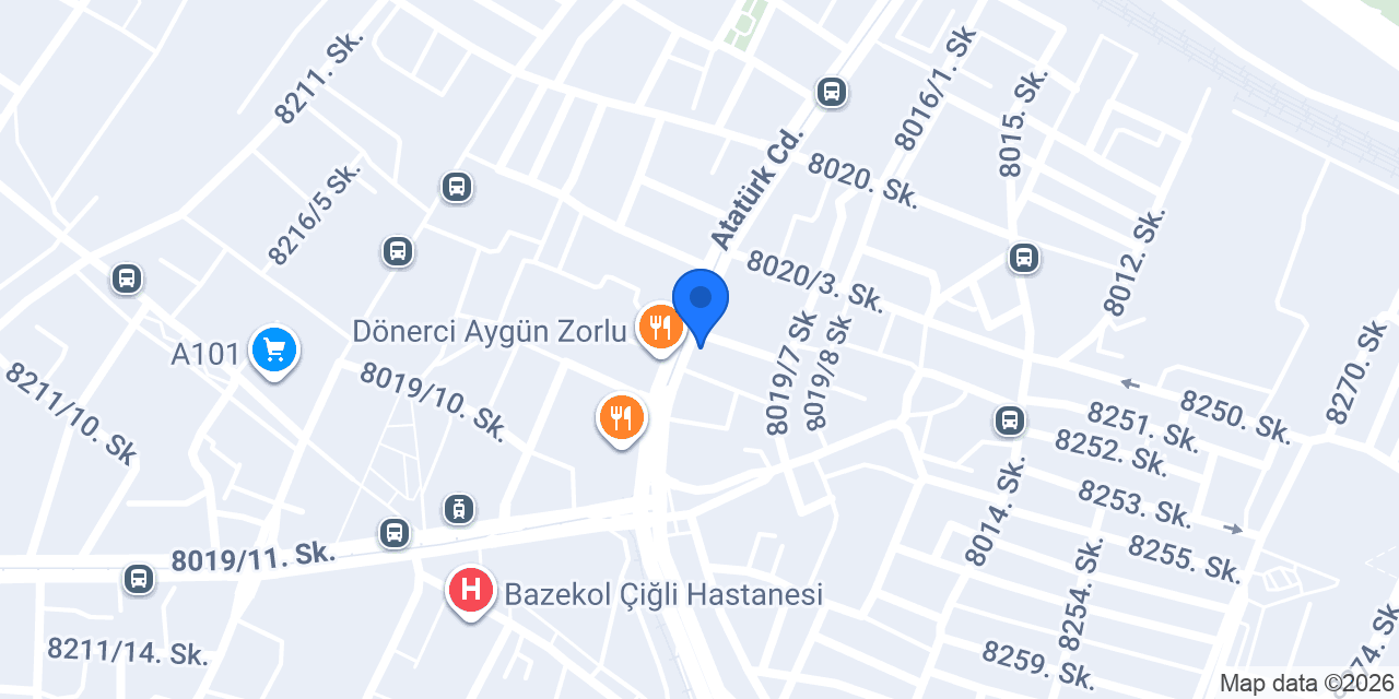 BAHAR TEKEL Çiğli/Ataşehir konumu
