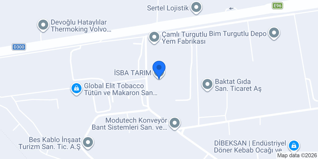 İSBA TARIM konumu