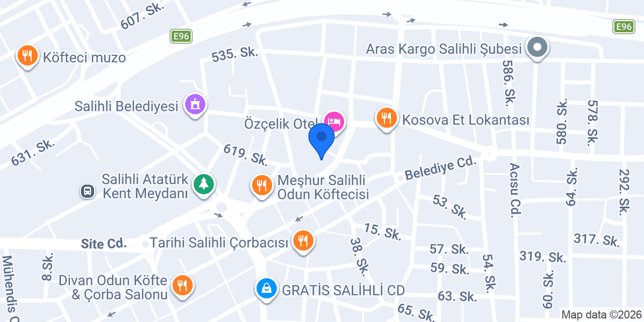 Özel Ata Öğrenci Yurdu konumu