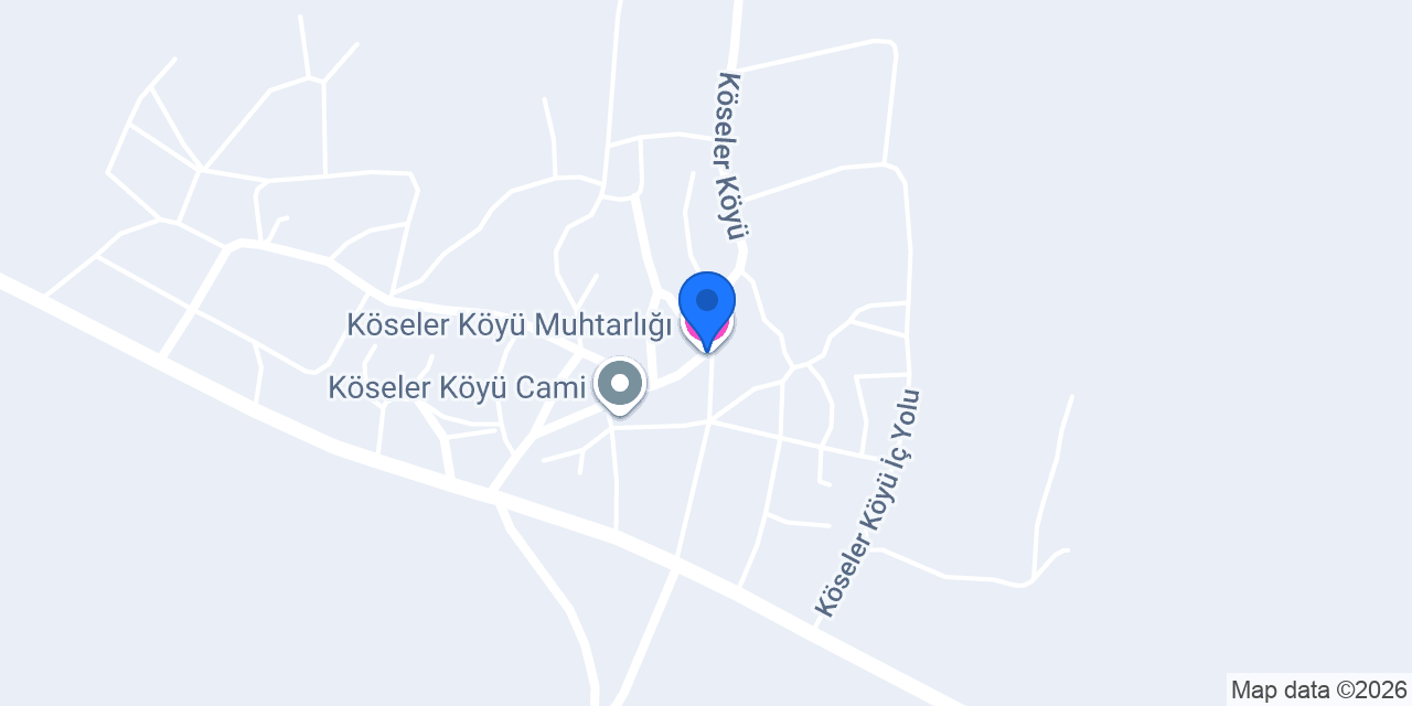 Köseler Köyü Muhtarlığı konumu