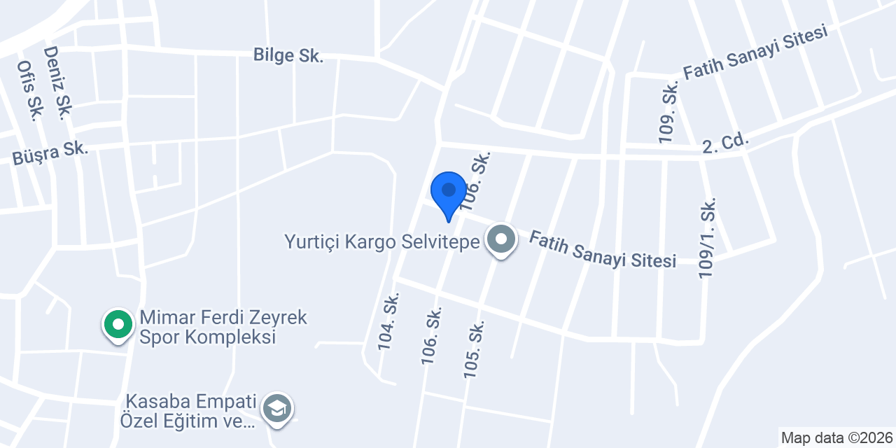 ÖZLÜ YAPI CAM SİSTEMLERİ konumu