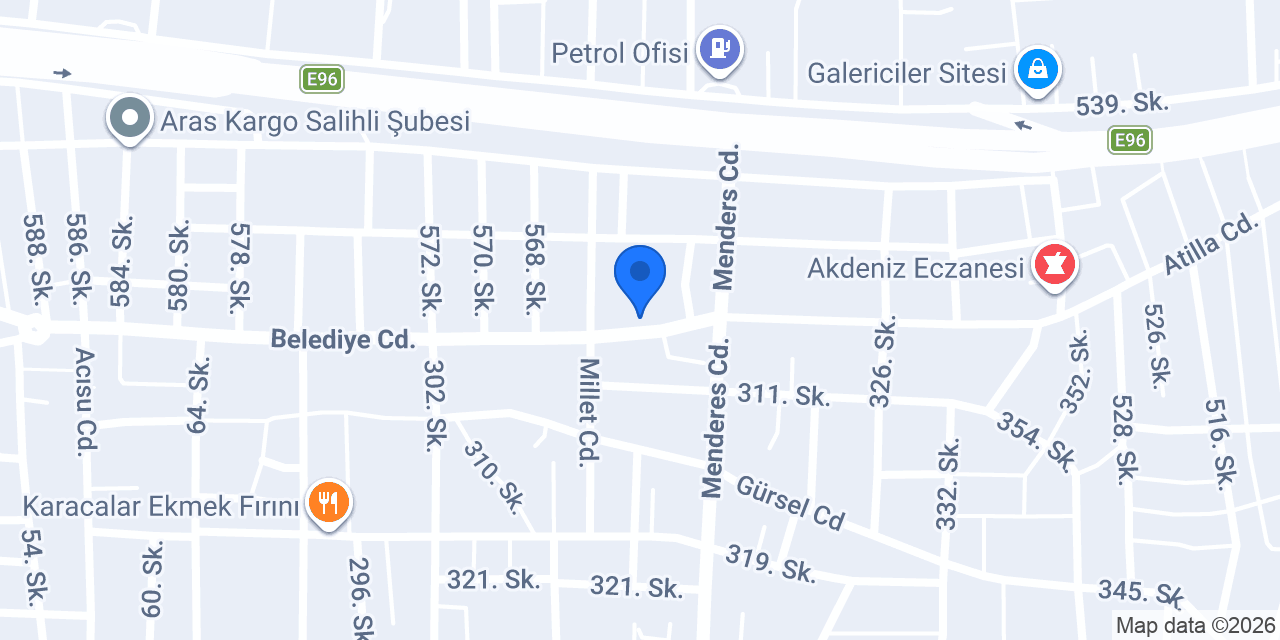 Nazilli pide & pizza salonu konumu