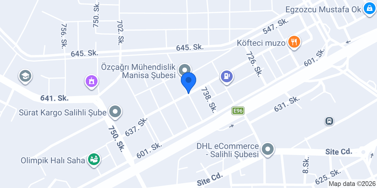 Önal Hazır Mutfak konumu