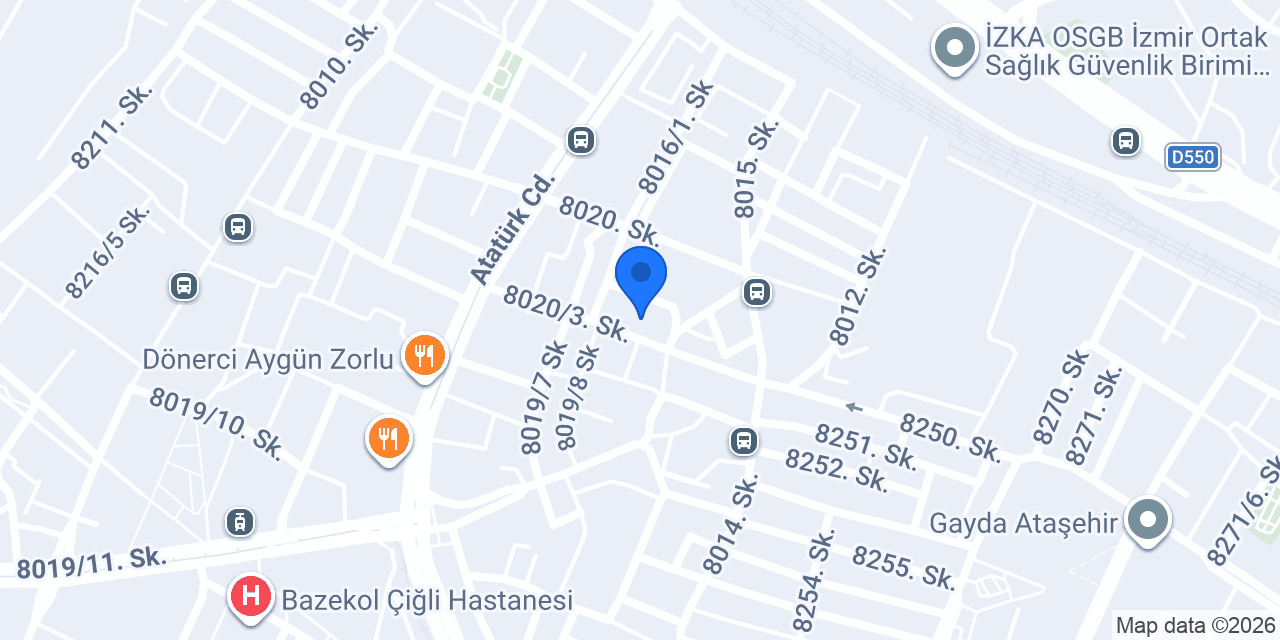 Grafin Reklam İzmir konumu