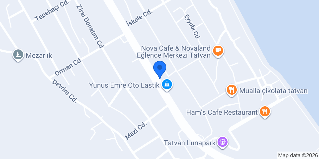 Tahincioğlu Mobilya konumu