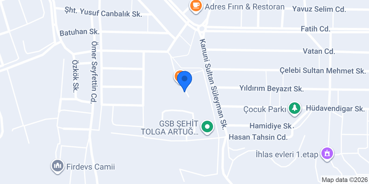Turgutlu Hanedan Steakhouse konumu