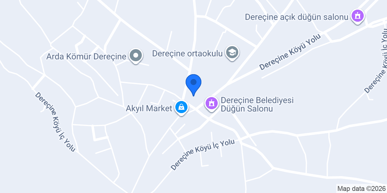 Dereçine Belediyesi konumu
