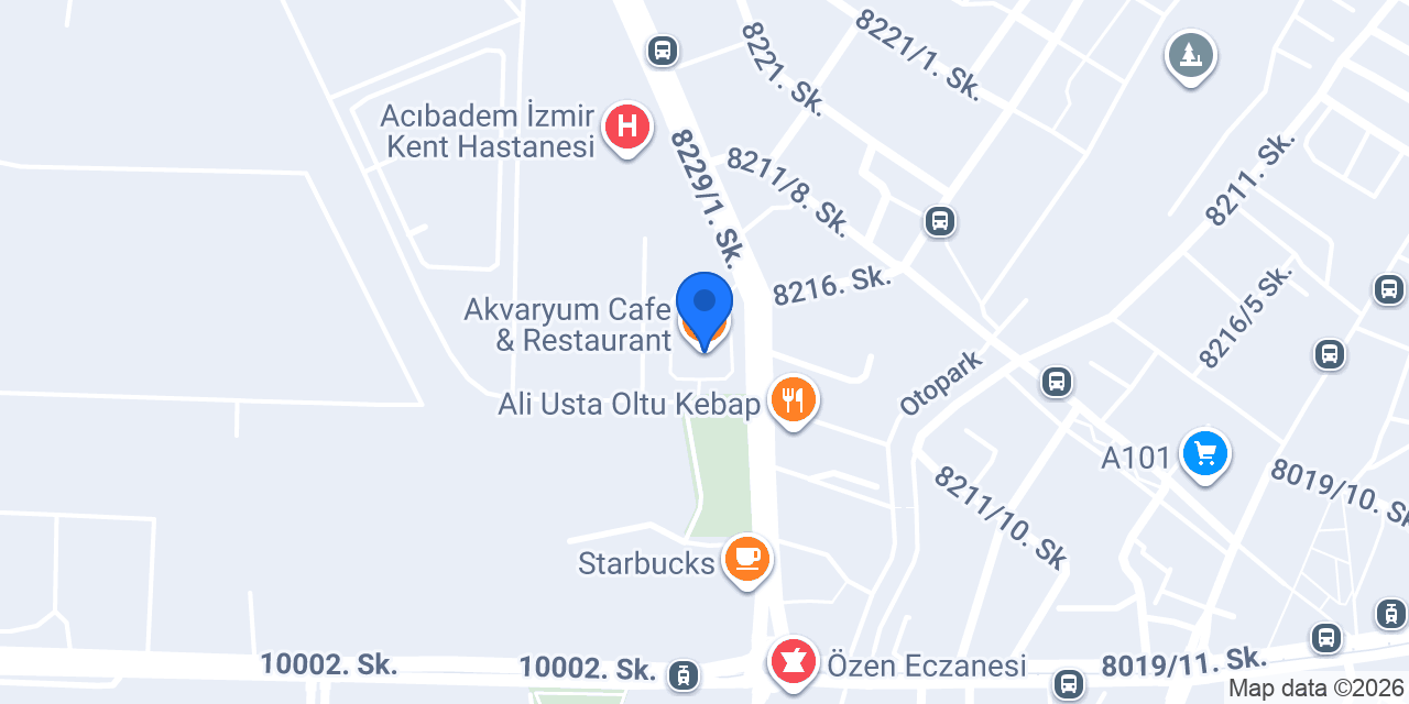 Akvaryum Cafe & Restaurant konumu