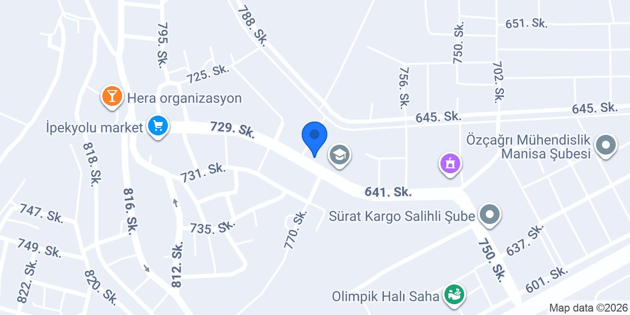 Salihli Serhatlar Öğrenci Yurdu konumu