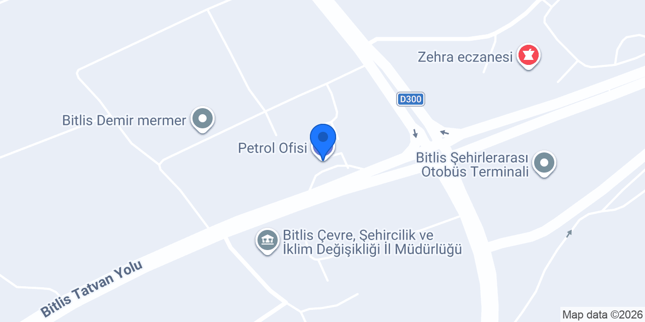 Petrol Ofisi konumu