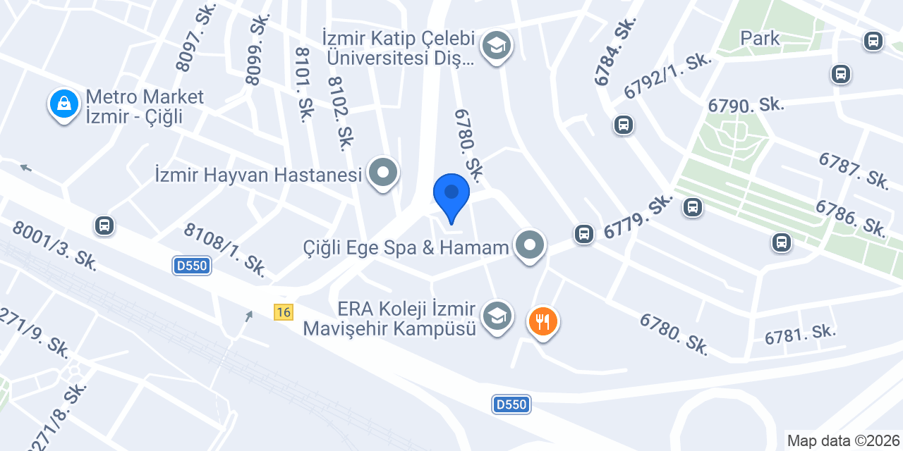 Çiğli Polis Merkezi Amirliği konumu