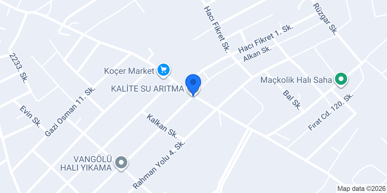 KALİTE SU ARITMA konumu