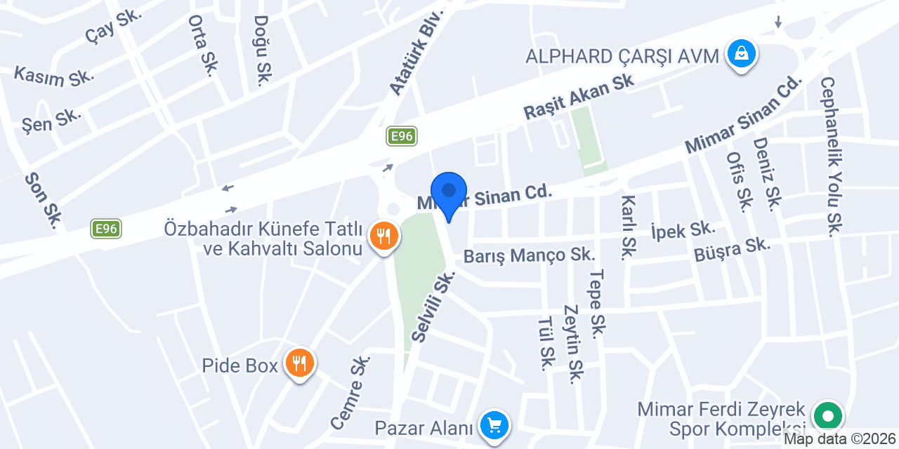Kadir Erkek Kuaförü konumu