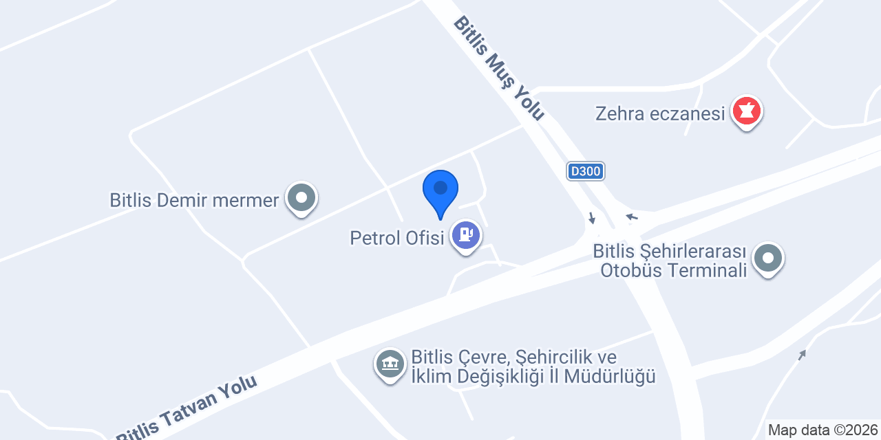 Taksi Besminare/Toki/Üniversite/Otogar konumu